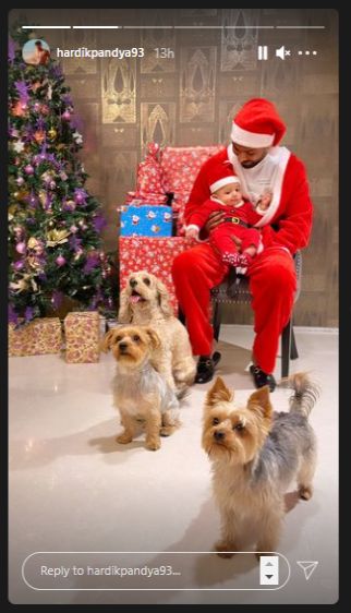 Hardik Pandya Christmas