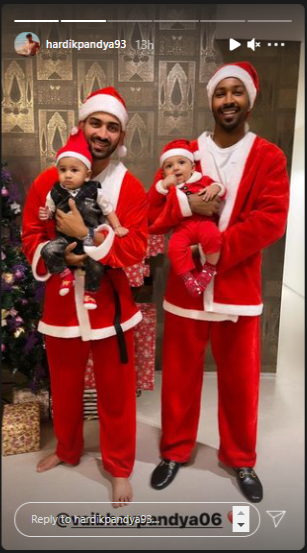 Hardik Pandya Christmas
