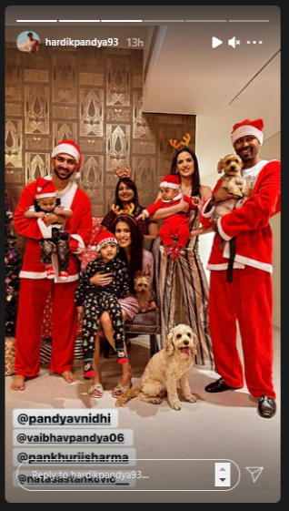 Hardik Pandya Christmas