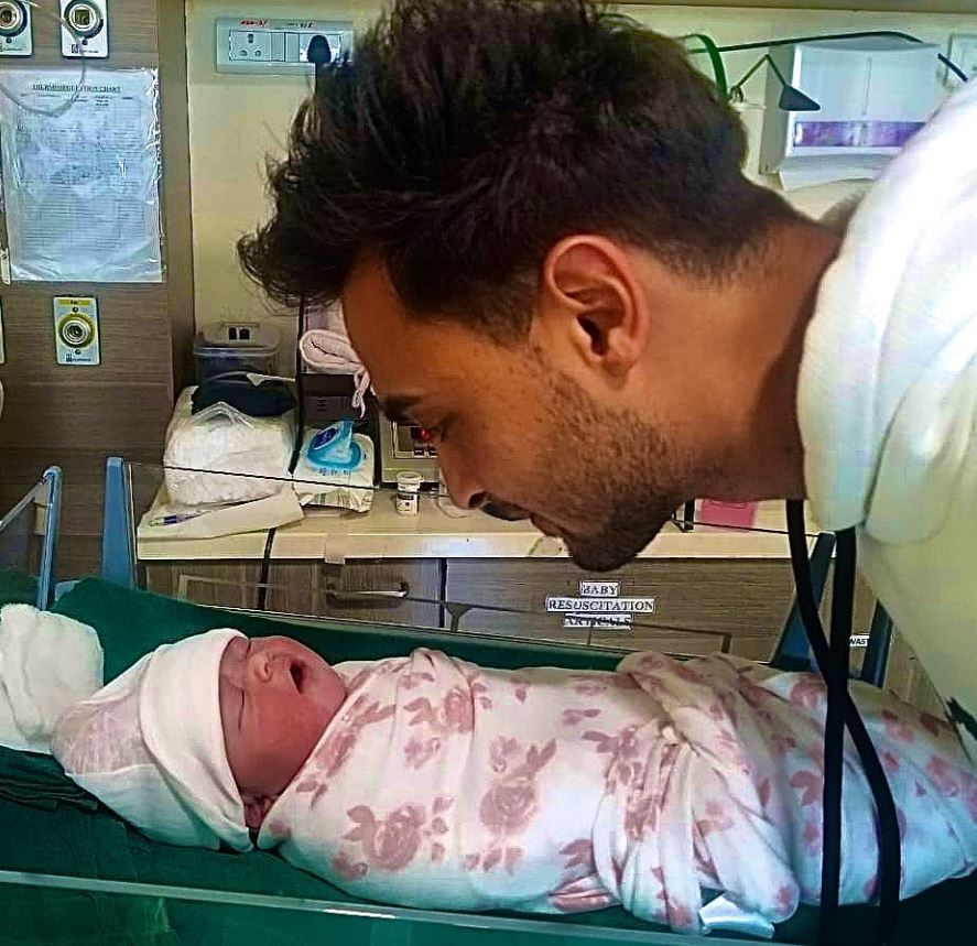 Aayush Sharma and Ayat Sharma