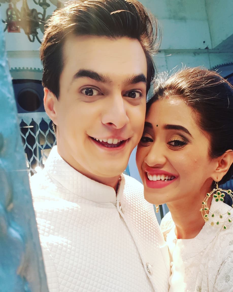 Shivangi Joshi and Mohsin Khan