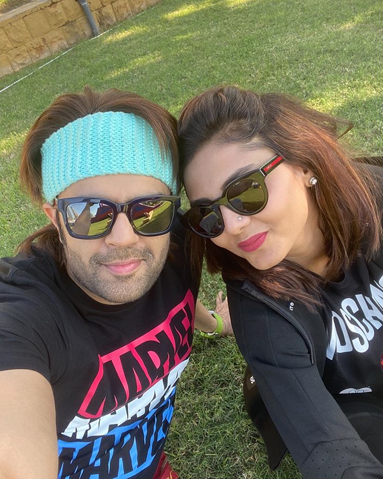 Maniesh Paul and Sanyukta Paul