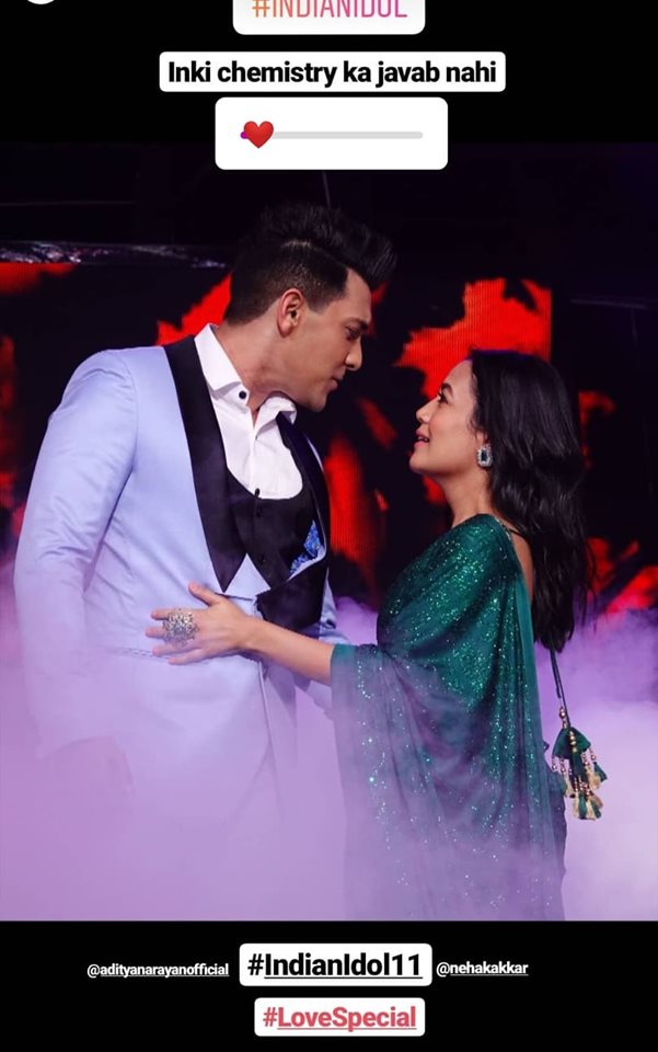 Aditya Narayan and Neha Kakkar