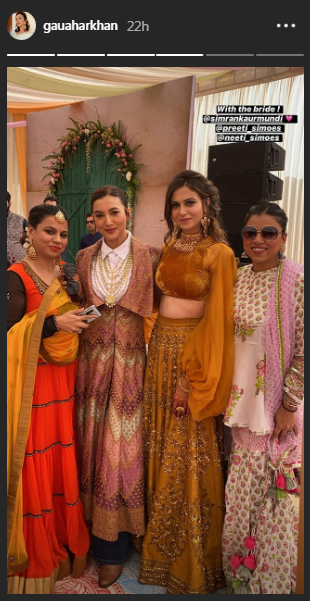 Gauahar Khan wedding Simran Kaur Mundi Guricck G Mann