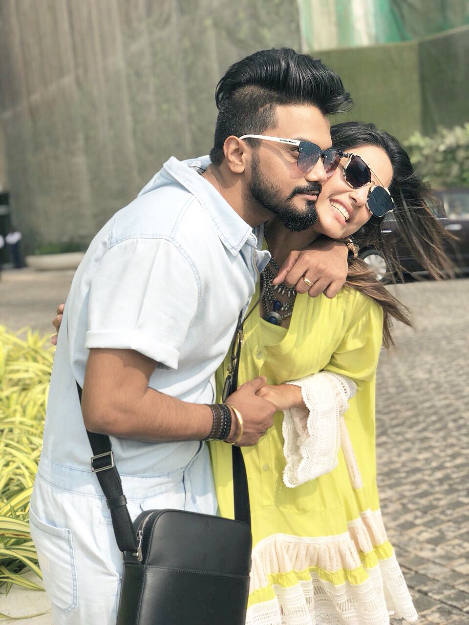 Hina Khan and Rocky Jaiswal