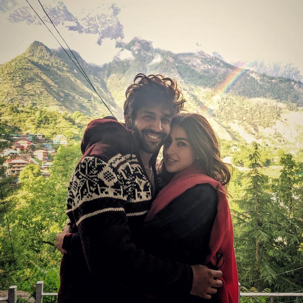Kartik Aaryan and Sara Ali Khan