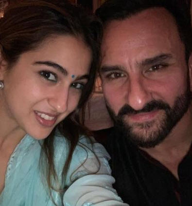 sara ali khan and saif ali khan