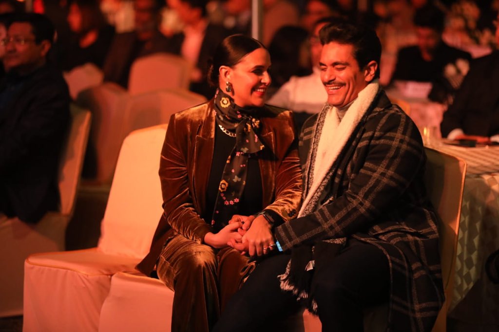 Neha Dhupia and Angad Bedi