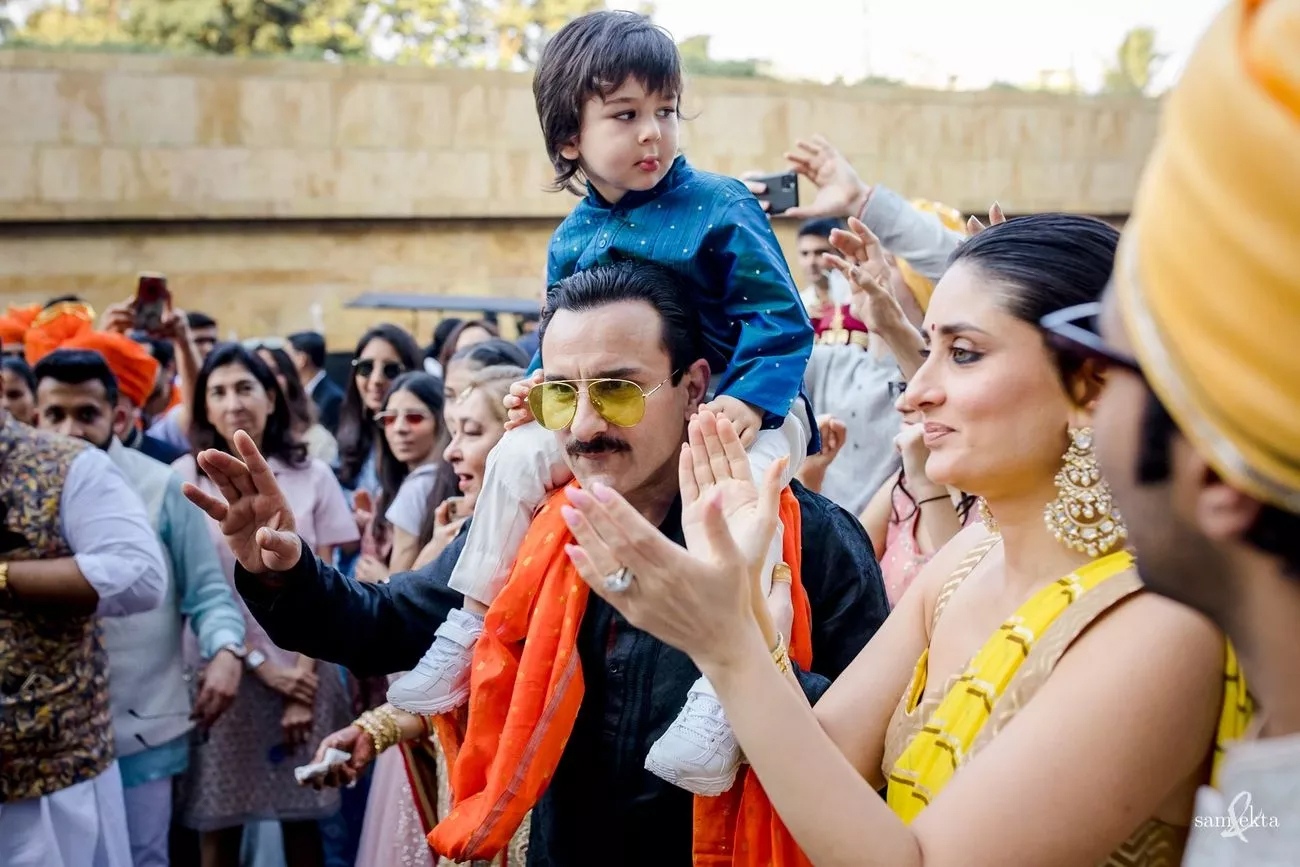 Saif Ali Khan, Kareena Kapoor Khan and Taimur Ali Khan