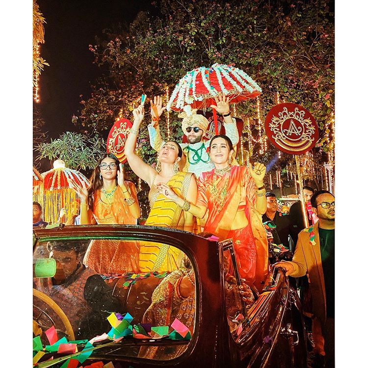 Armaan Jain, Kareena Kapoor Khan and Karisma Kapoor