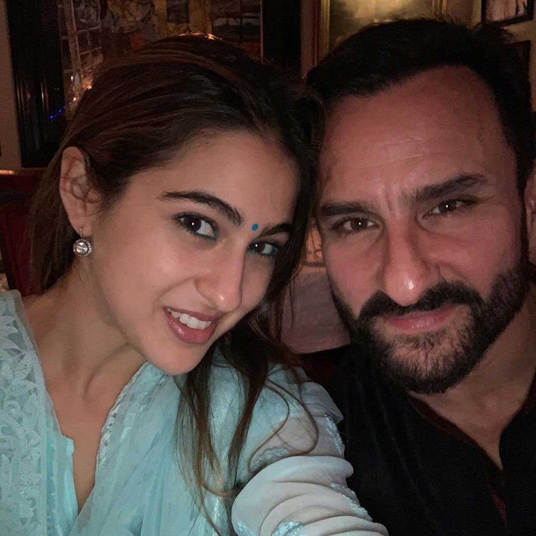 Sara Ali Khan and Saif Ali Khan