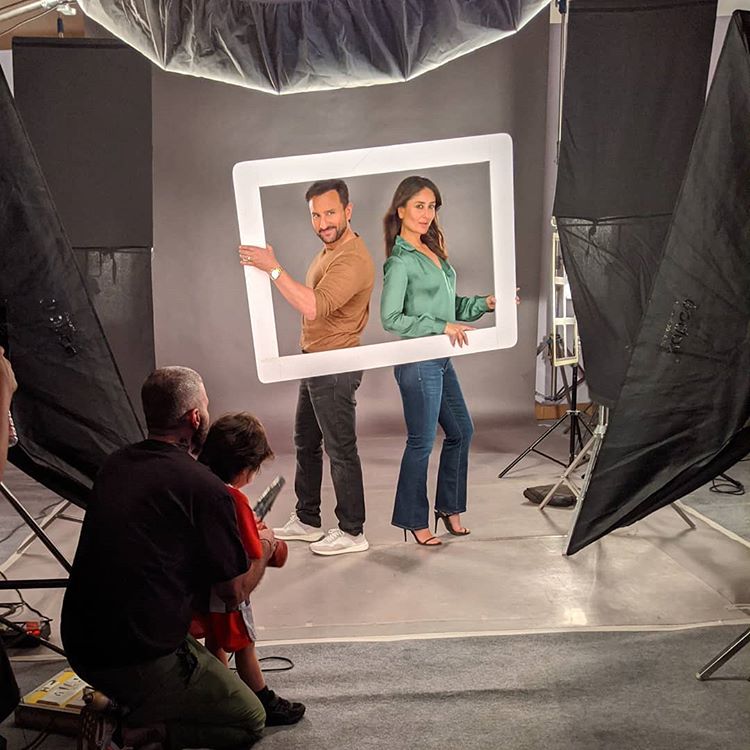 Saif Ali Khan, Kareena Kapoor Khan and Taimur Ali Khan