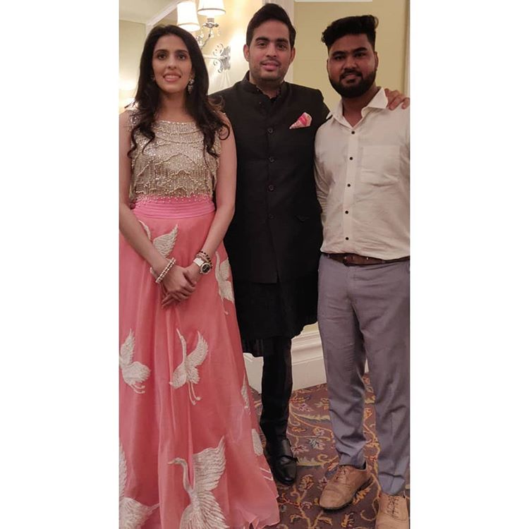 Akash Ambani and Shloka Mehta