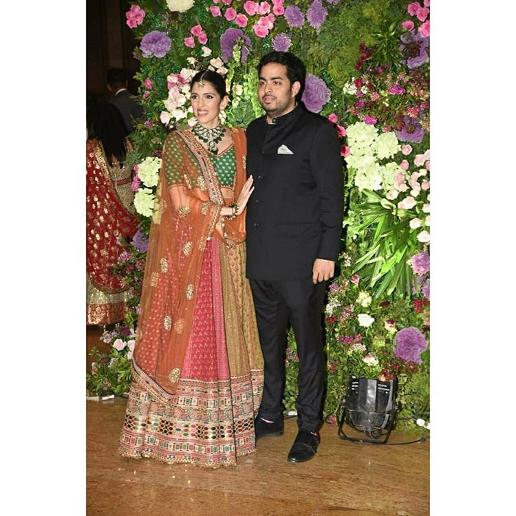 Akash Ambani and Shloka Mehta