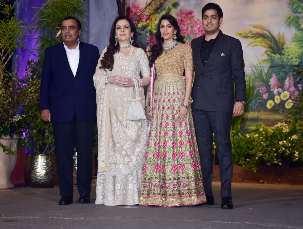 Akash Ambani and Shloka Mehta