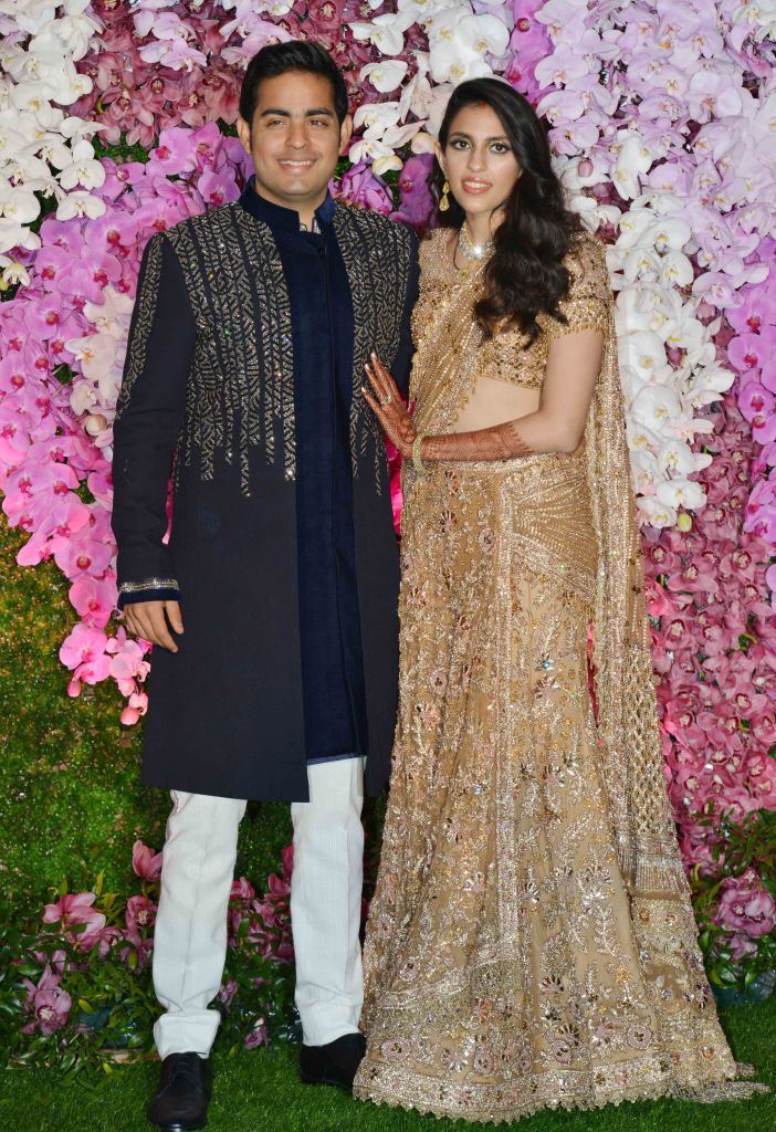 Akash Ambani and Shloka Mehta
