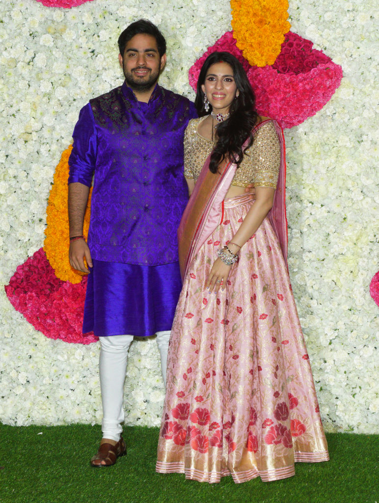 Akash Ambani and Shloka Mehta