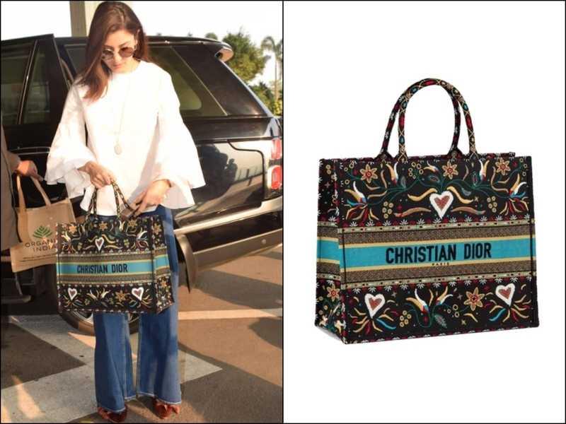 Anushka Sharma's Christian Dior Canvas Tote Bag-