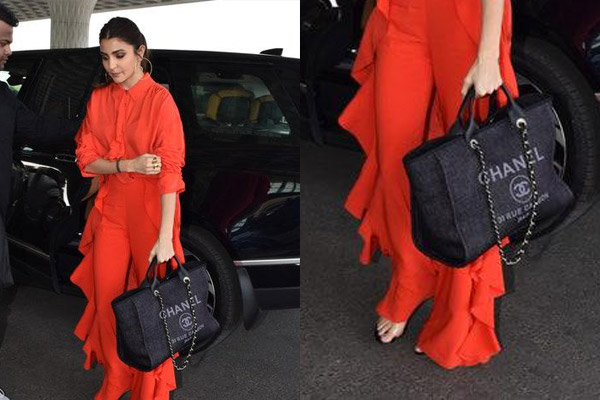 Anushka Sharma Chanel Deauville Canvas Tote