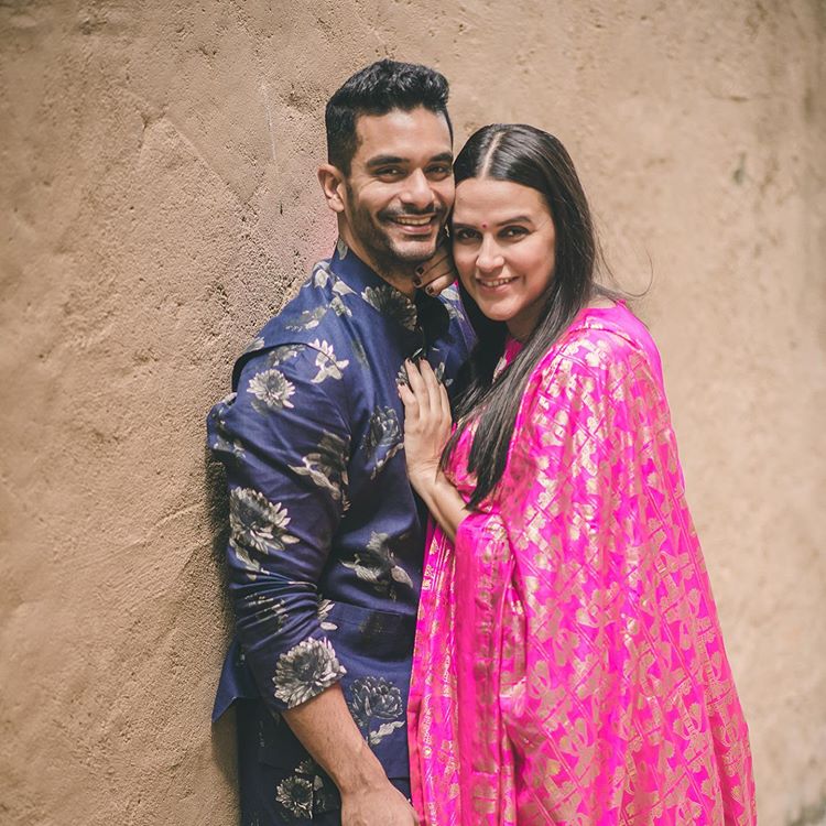 Angad Bedi and Neha Dhupia
