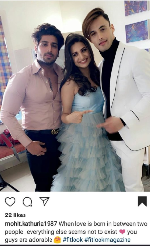 Asim and Himanshi on Fitlook cover