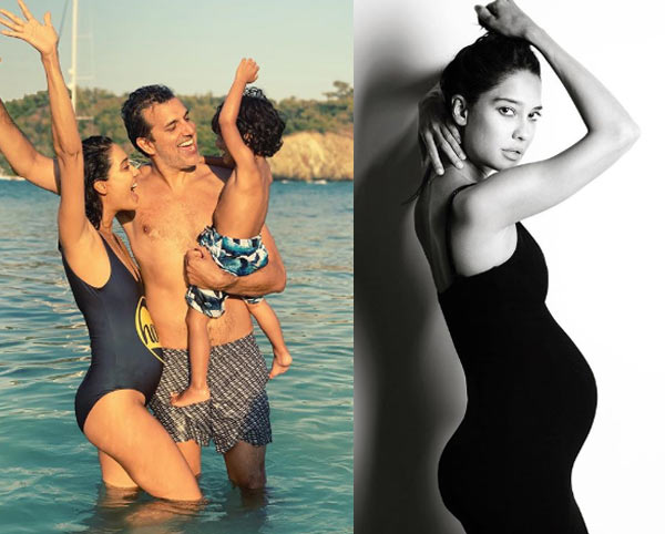 Celebrity maternity photo shoot