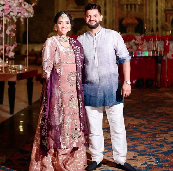 Suresh Raina and Priyanka Chaudhary Raina