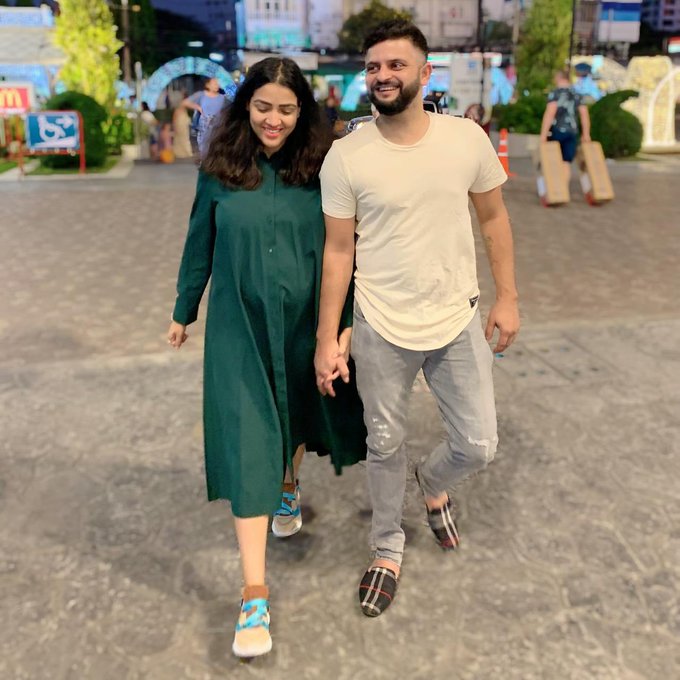 Suresh Raina and Priyanka Chaudhary Raina