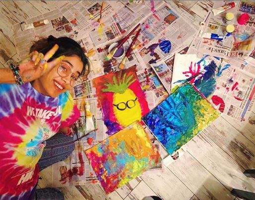 Janhvi Kapoor Painting