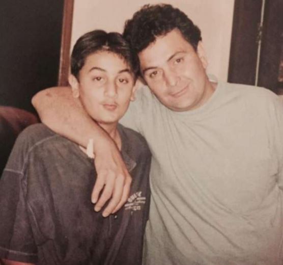 Rishi Kapoor and Ranbir Kapoor