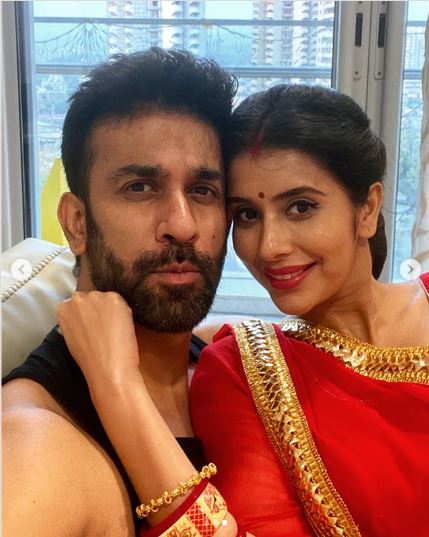 Charu Asopa and Rajeev Sen