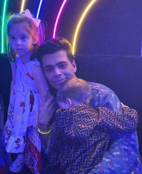 Karan Johar and his kids