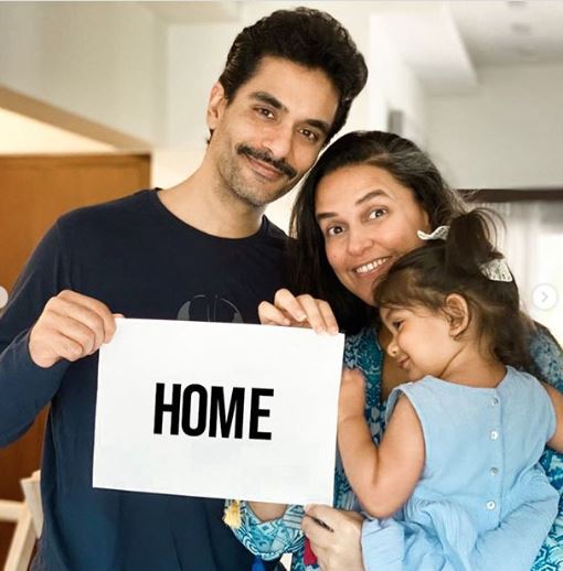 Neha Dhupia Family