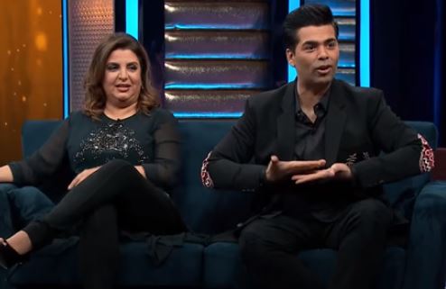 Karan Johar and Farah Khan