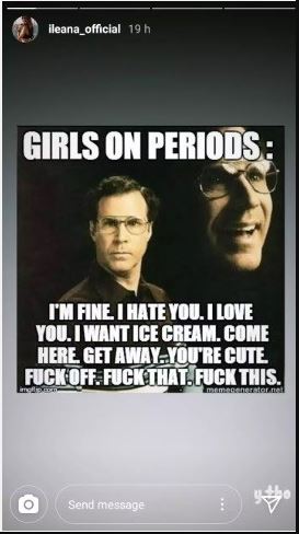 Ileana D'Cruz on Period