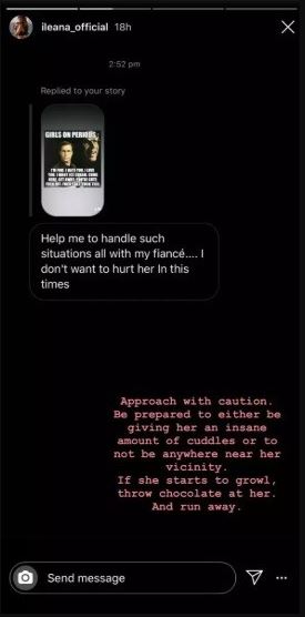 Ileana D'Cruz on period