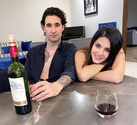 Sunny Leone and Daniel Weber