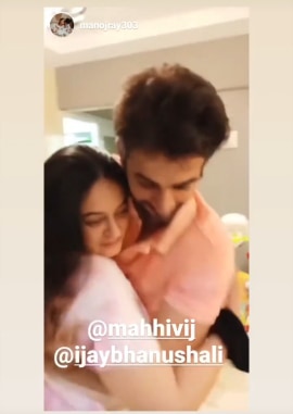 Mahhi Vij and Jay Bhanushali