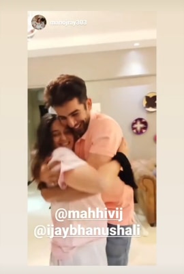 Mahhi Vij and Jay Bhanushali