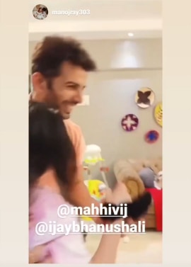 Mahhi Vij and Jay Bhanushali