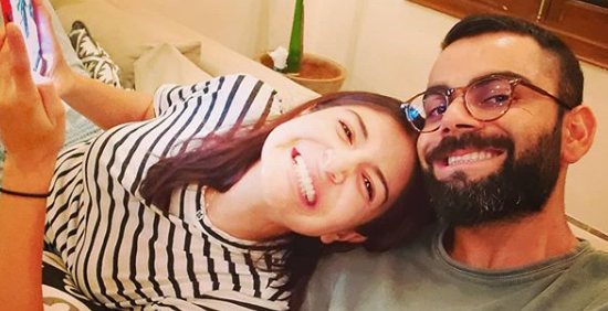 Virat Kohli and Anushka Sharma