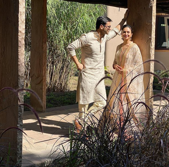 Priyanka Tripathi Dahya and Vivek Dahiyai