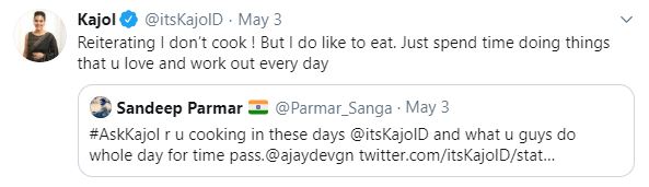Kajol Tweet