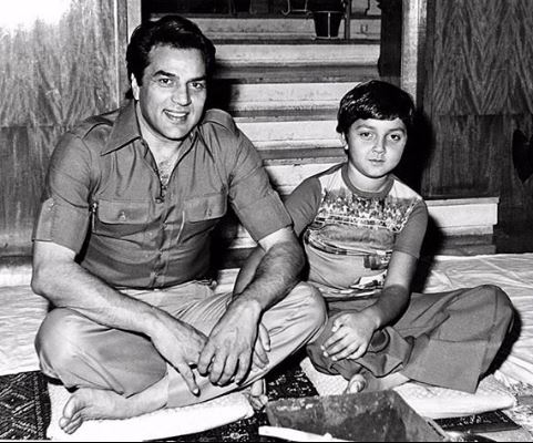 Bobby Deol And Dharmendra