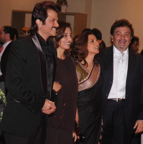 Anil Kapoor and Rishi Kapoor