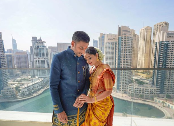 Sonali Kulkarni and Kunal Benodekar