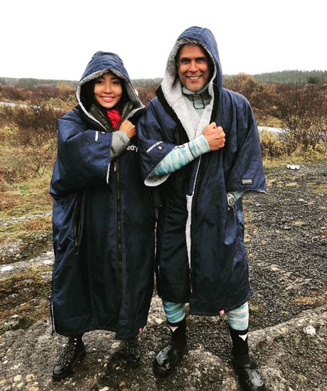 Milind Soman and Ankita Konwar