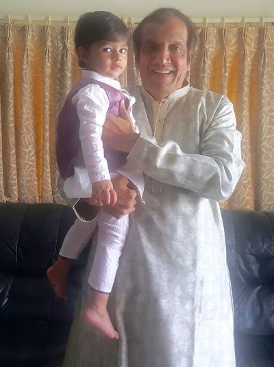 Izhaan Mirza Malik with Naanu
