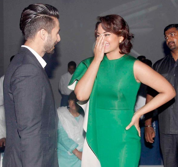Sonakshi Sinha and Shahid Kapoor