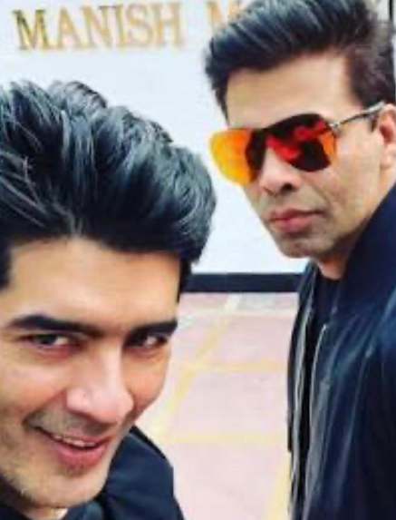 Manish Malhotra and Karan Johar
